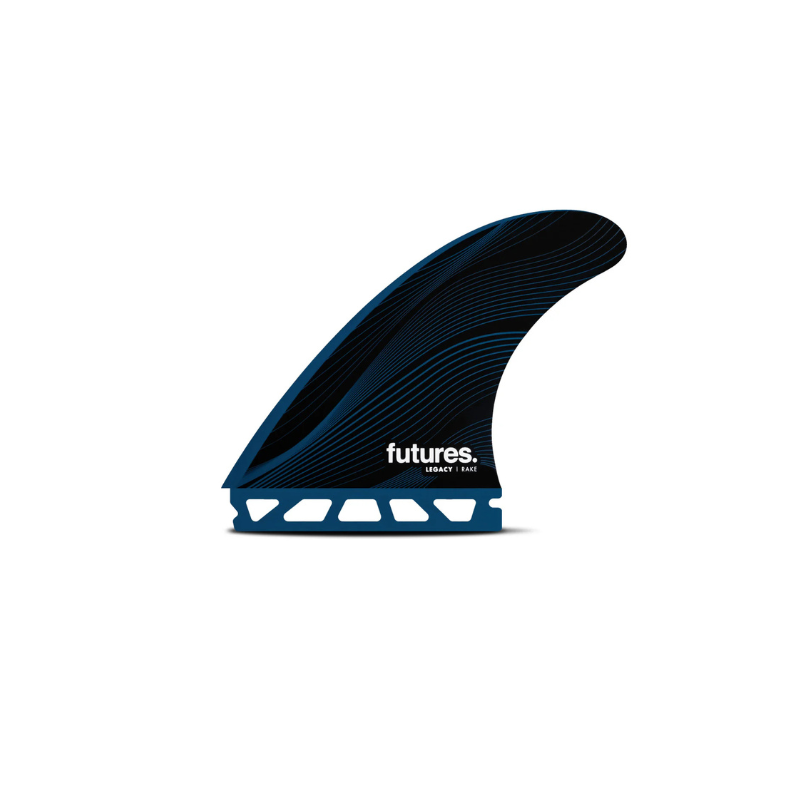 Futures Fins Large Honeycomb Thruster R8 Legacy Series Blue