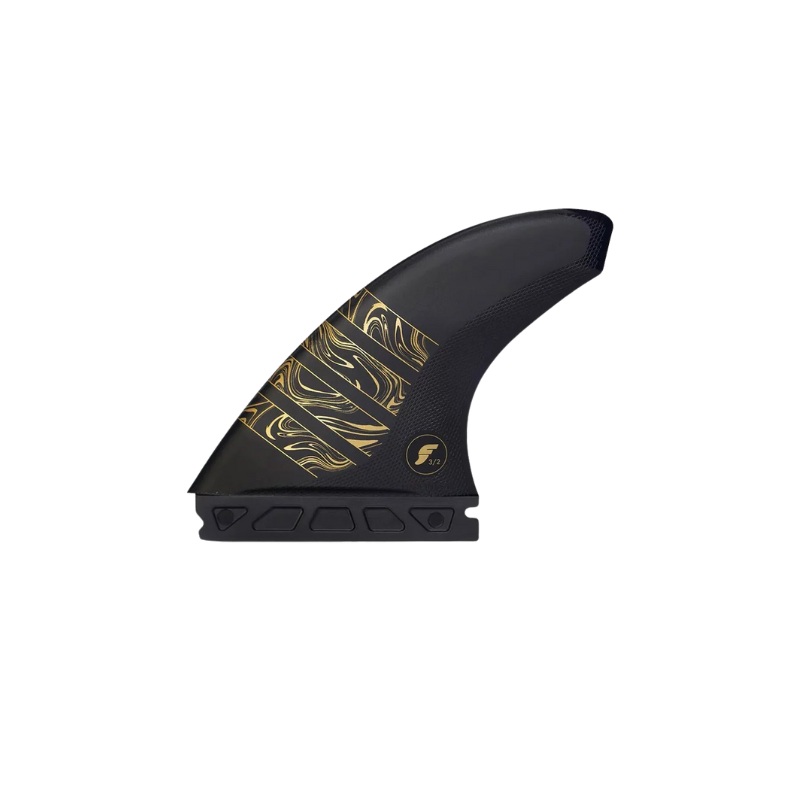 Futures Fins Medium Alpha Thruster Carbon/Gold